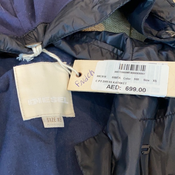 Diesel one of a kind nylon vest - Picture 3 of 3